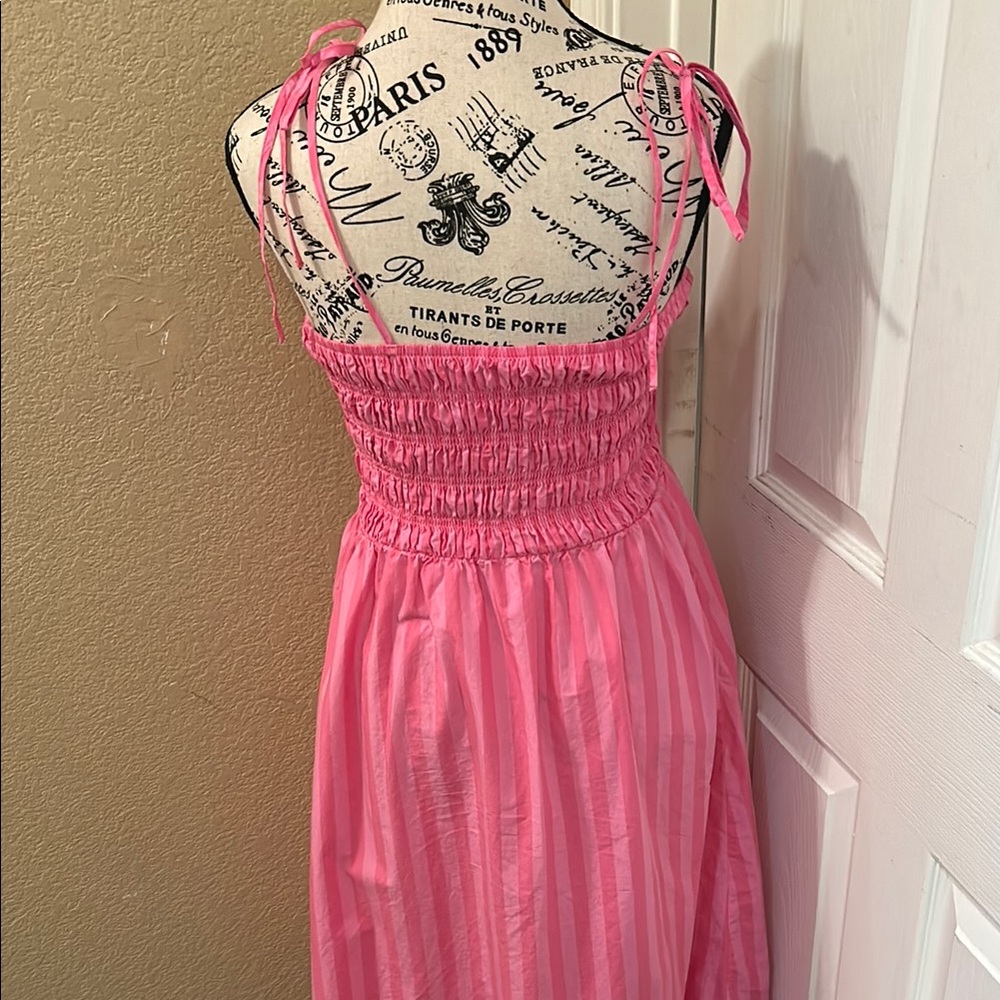 A New Day Pink Striped Dress - Picture 3 of 7